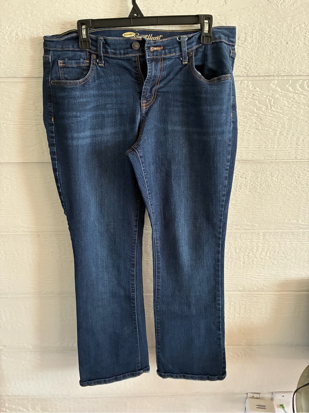 Old Navy Deep Indigo Straight-Leg Jeans for Women
